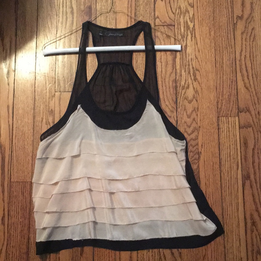 Perfect condition black & pink blouse size medium